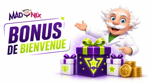 Madnix bonus de bienvenue
